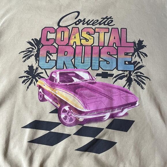 Mens Sweatshirt Small Graphic Print Y2K 90s College Campus Streetwear Skater - Picture 8 of 8